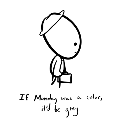 Alien doesn't like going to work.