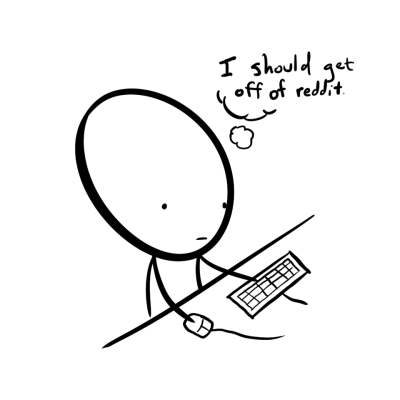 Alien procrastinates too much.