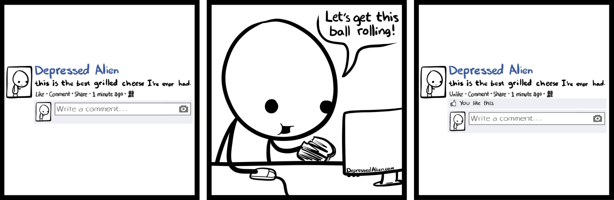 Incoming: Flood of likes.