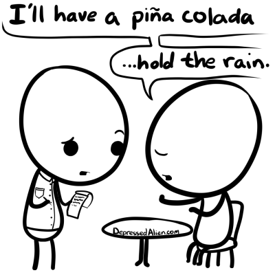 He's not into yoga either.