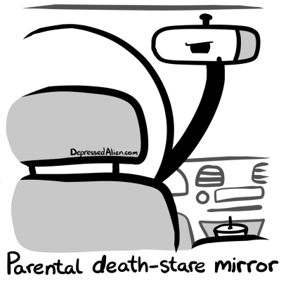 'Don't make me stop this car.'