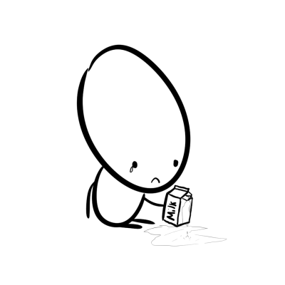 Alien cries over spilt milk.