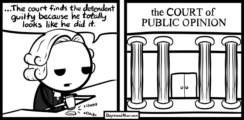 'I mean, just look at him... he definitely did it.'