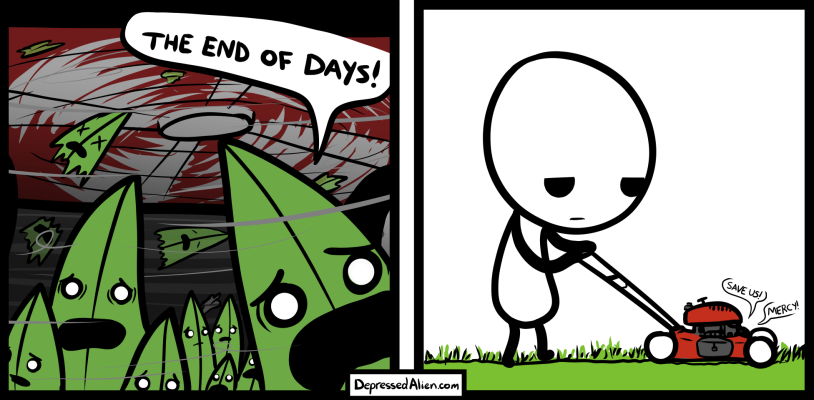 There's a reason why mowers are loud.