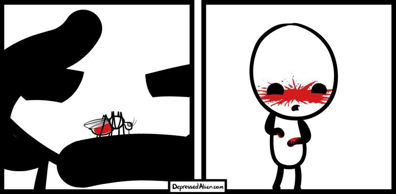 You could say it was scarring.