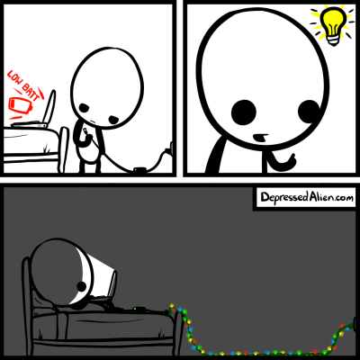 A more flamboyant extension cord.