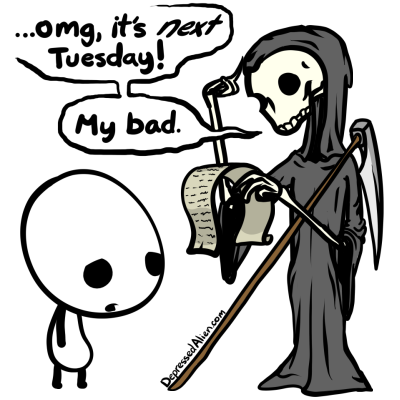 'Catch you next week!' *vanish*