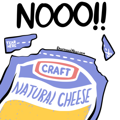 I...I think we have to throw it out now.