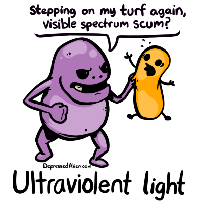 Roy G. Biv isn't the most powerful guy in town.