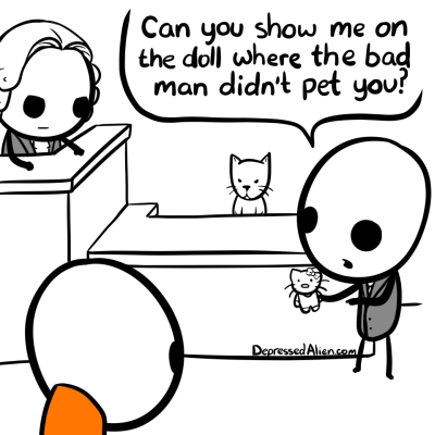 When I don't hit every sweet spot before pushing her off my lap...