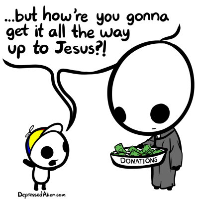 I did actually ask my parents this as a kid.