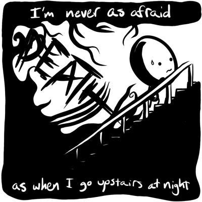 Alien has a mild fear of the dark.