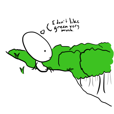 Alien can't enjoy nature.