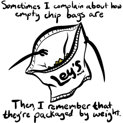 Alien doesn't get enough chips.