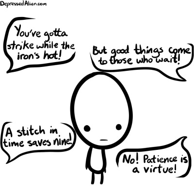 Alien isn't getting much help.