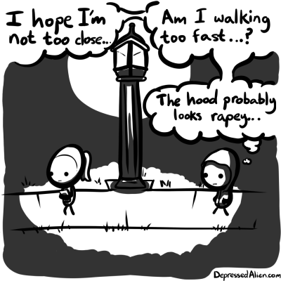 Alien tries to avoid looking rapey.